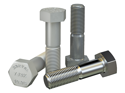 Hexagon bolt for high-strength structural bolting with large width across flats  ISO 7411:1984