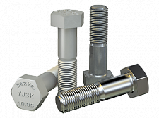 Hexagon bolt for high-strength structural bolting with large width across flats. ISO 7411:1984